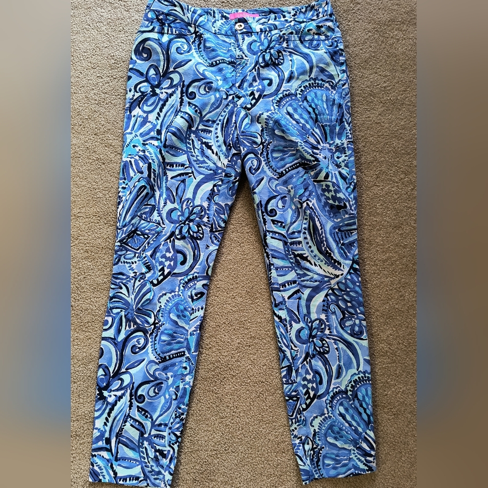 Lilly Pulitzer Printed Callahan Pant Size 8